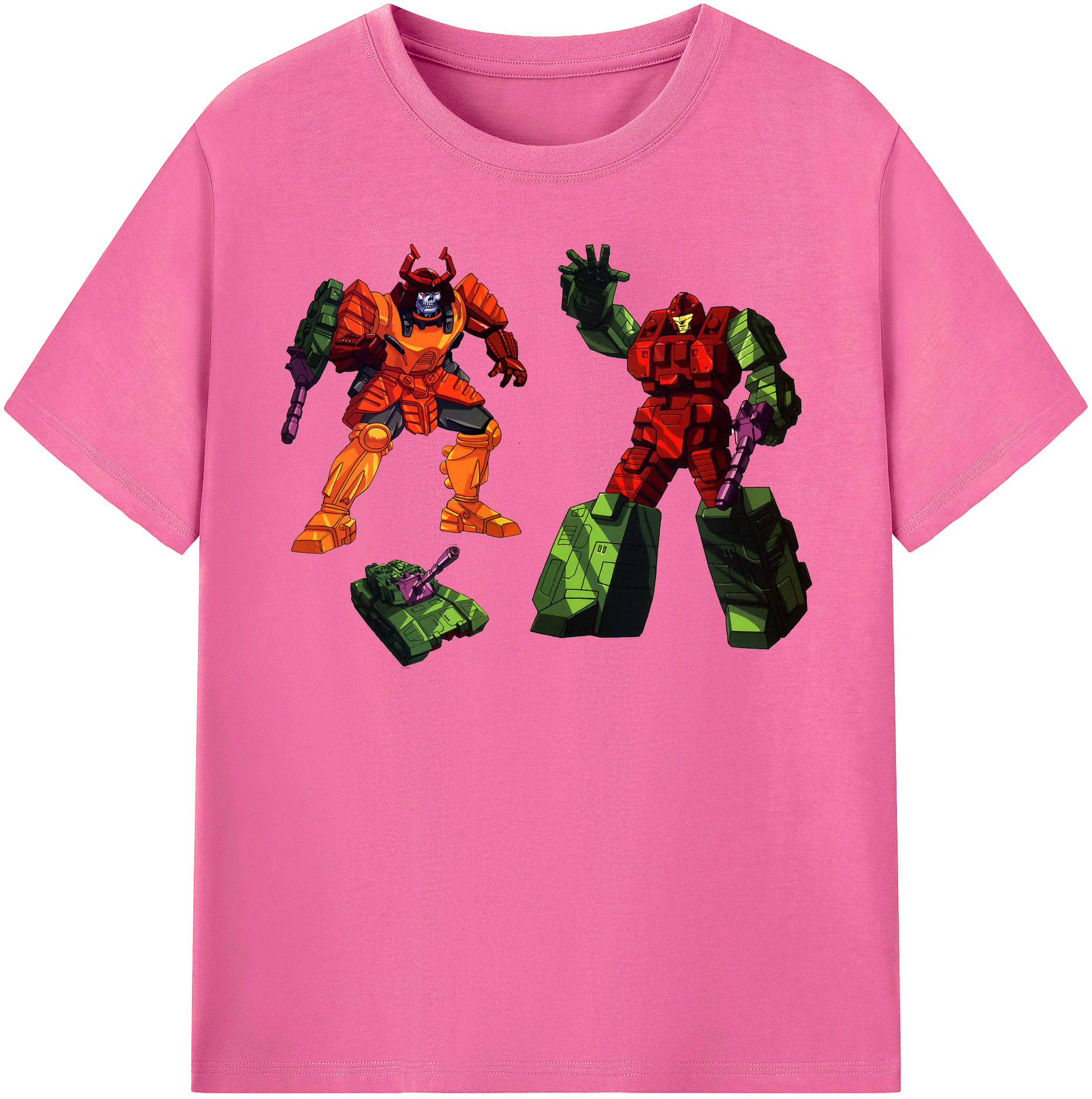 （画像用）  レディースカジュアルプリントTシャツ（綿100％）